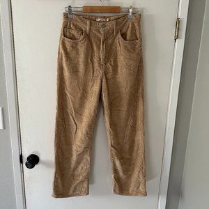 Levi's Ribcage Straight Leg Ankle Corduroy Pants